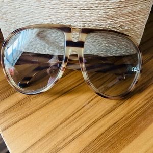 Vintage Large Frame 1970’s Light Tint Glasses